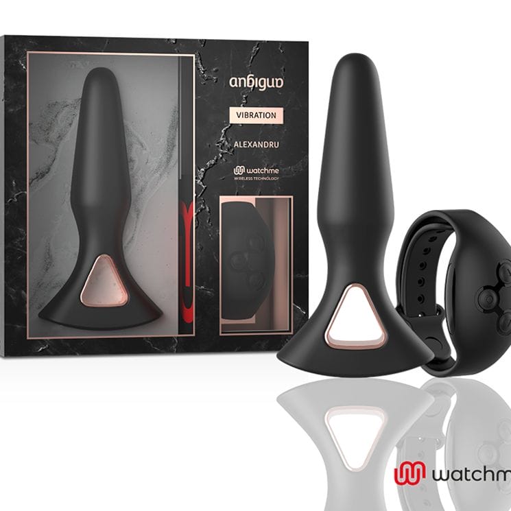 ANBIGUO - WATCHME CONTROL REMOTO VIBRADOR PLUG ANAL ALEXANDRU